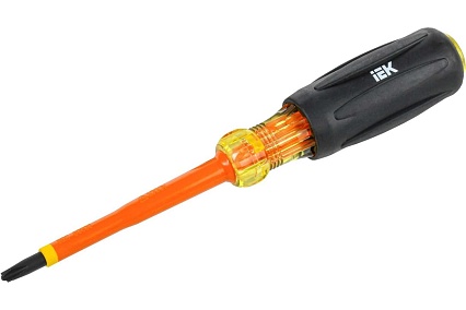 Отвертка IEK Arma2l 5 диэлектрическая ph/sl2x100 т3 A2L5-SC30-T3-HS-20-100