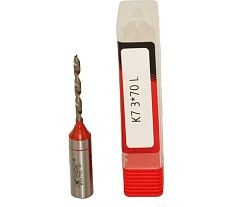 Сверло монолитное для глухих отверстий KWS HWМ 3х35х70 L K7 4093-05955-630825512