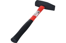 Слесарный кованый молоток Biber фибергласовая рукоятка Профи 800г 6/24 тов-080751