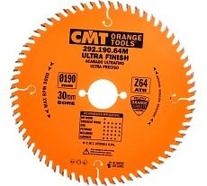 Диск пильный по дереву (190х30х2,6/1,6 мм; Z64) CMT 292.190.64M