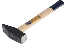 Слесарный молоток Тундра квадратный боек, деревянная рукоятка, 1500 г 881984