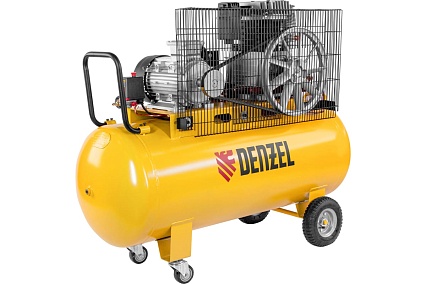 Воздушный компрессор Denzel BCI4000-T/200, ременной привод 4,0 кВт, 200 литров, 690 л/мин 58124