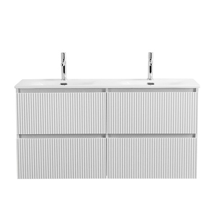 Тумба с раковиной BelBagno Uno 120 см, 4 ящика, Bianco Opaco