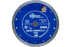 Диск алмазный отрезной Турбо New Formula (180х22.23 мм) TRIO-DIAMOND T104