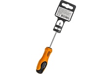 Шлицевая отвертка PARK SL3х75 мм двухкомпонентная рукоятка 008406