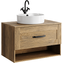 Мебель для ванной Aqwella Craft 80 см дуб балтийский