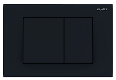 Кнопка смыва Aquatek KDI-0000012 матовый черный