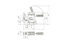 Механический торцевой прижим KUKAMET усилие 204 кг 712-2