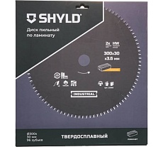Пильный диск SHYLD по ламинату твердосплавный 300x30 мм, 96 зубьев 6694483