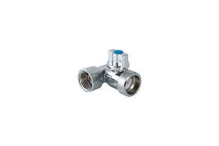 Шаровой кран для подключения сантехнических приборов 1/2х3/4х1/2 Valtec VT.256.N.04