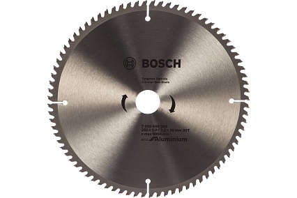 Пильный диск ECO AL (250x30 мм; 80T) Bosch 2608644393