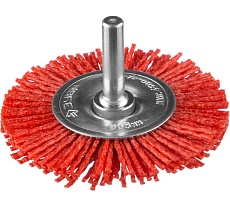 Щетка дисковая (63 мм; нейлоновая проволока с абразивным покрытием) для дрели Зубр 35161-063_z02