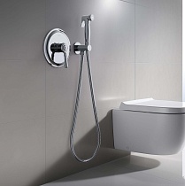 Смеситель Aquatek Классик AQ1519CR с гигиеническим душем, хром
