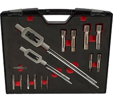 Набор метчиков и плашек H-Tools G(BSP) 1/8 -1,0 HSS-G 27пр 245074HT