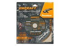 Диск алмазный сплошной (200x25.4/22.2x8.5 мм) OXCRAFT PO000105803