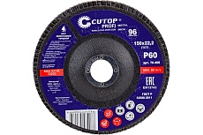 Круг наждачный лепестковый (150х22.2 мм; Р60) CUTOP 70-408
