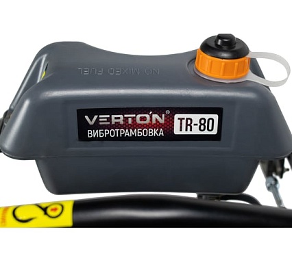 Вибротрамбовка Verton TR-80 (7 л.с., 14 кН, глуб. упл. 40-80 см, габар. башм. 33,5x29 см, 69 кг) 01.13409.13410
