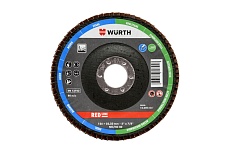 Диск ламельный лепестковый корунд Red Line изогнутый NC120 125x22.2 мм Wurth 0579580321961 10