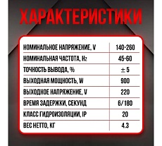 Стабилизатор Arideya SVR-1500VA ARD-17-1500BA