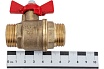 Шаровой для воды Valfex 3/4" НР/НР ручка-бабочка, латунный 11Б27фт1М VF.219.LB1.034.Bir