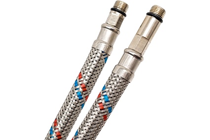 Подводка к смесителю (пара; 1.5 м; 1/2F-M10) VRT 521799