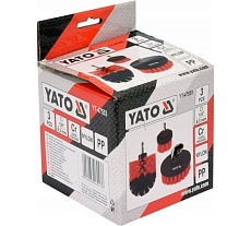 Набор насадок-щёток для дрели 3 шт, хв-к 1/4&quot; Yato YT-47553