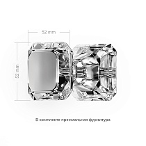 Душевая перегородка RGW Walk In WA-054 (WA-010 + Z-072) 120x195 хром, прозрачное 351005423-11