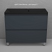 Мебель для ванной Style Line Манхэттен 100 см напольная, графит