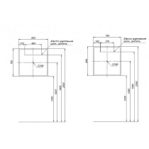 Зеркало Aquanet Оптима 80x75 см с подсветкой, антипар, часы 00288965