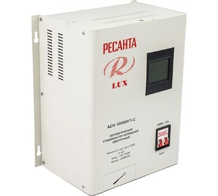 Стабилизатор напряжения Ресанта АСН 10000 Н/1-Ц Lux 63/6/18