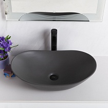 Раковина BelBagno BB1404-H311 60.5 см, серый матовый