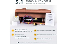 Комплект теплого пола с механическим терморегулятором Манотек 13 м² infra_pol_13