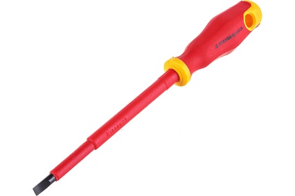Диэлектрическая отвертка SL 5,5 х 125 мм Stayer 25141-05-12_z01