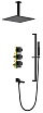 Душевой набор Timo Selene SX-2239/03SM с термостатом, черный