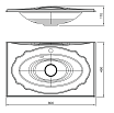 Раковина Florentina Гармония 80 см