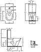 Унитаз-компакт Jacob Delafon Rodin+ безободковый