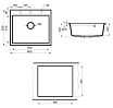 Кухонная мойка Point Бинга PN3003W 60 см белый