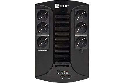 Линейно-интерактивный источник бесперебойного питания EKF E-Power Home 800 ВА PROxima SSW-800