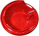 Акриловая ванна Gemy G9090 O Red 190x190