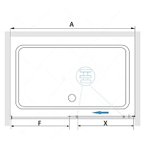 Душевая дверь RGW Stilvol SV-13 100x195 хром, прозрачное