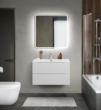 Мебель для ванной BelBagno Marino-Cer-Mini 80 см Bianco Opaco