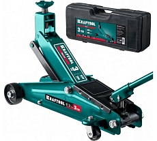 Подкатной домкрат Kraftool SUV с высоким подъемом 3т, 190-530мм в кейсе 43458-3-K