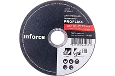 Диск отрезной по металлу (125х1.2х22.23 мм) Inforce IN125x1,2