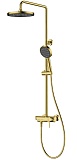 Душевая стойка Vincea ТГ (TG) VSFS-5TG1BG брашированное золото