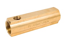 Коллектор PROFACTOR латунный, односторонний в/в 1&quot; х 3 вых 1/2&quot;вн PF MF 259.3