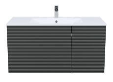 Тумба с раковиной Iddis Bild 100 см темно-серый BIL10G0i95K