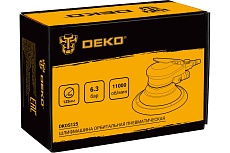 Орбитальная пневматическая шлифмашина Deko DKOS125, 125 мм 063-4381