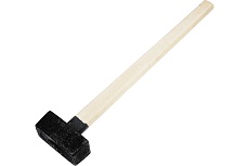 Кувалда ЛОМ литая, 5 кг, деревянная рукоятка 4613187