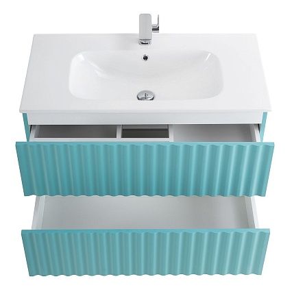 Тумба с раковиной Art&Max Elegant 90 см, LED подсветка