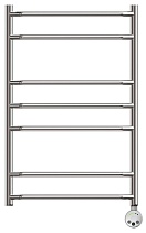 Полотенцесушитель электрический Point PN07158E П7 50x80 хром